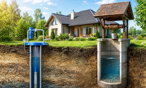 Автономное водоснабжение загородного дома Камышин: скважина или колодец